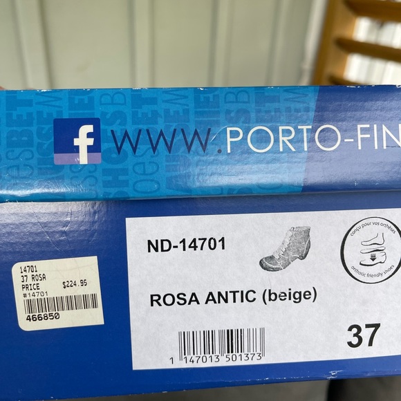 Size 6 Leather Booties Portofino. made in Spain - Picture 8 of 14